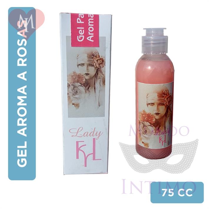 Gel Pasional aroma a rosas 75cc